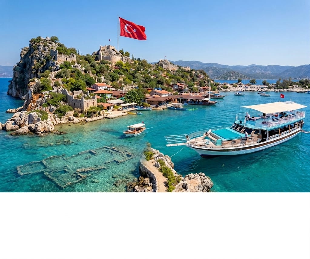 Kekova Versunkene Stadt Bootstour